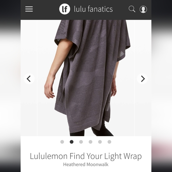 Lululemon Find Your Light Wrap - Picture 2 of 7